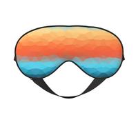 Masque de sommeil doux avec sangle réglable pour les yeux en avion, voyage, relaxation, yoga, sieste et méditation
