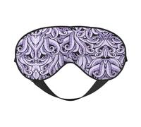 Masque de sommeil doux double face pour le yoga, le camping, inspiré de la sorcière de mer