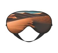 Masque de sommeil doux et confortable avec imprimé de dunes de sable pour les yeux