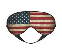 Masque de sommeil doux et confortable avec imprimé drapeau américain