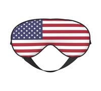 Masque de sommeil doux et confortable avec imprimé drapeau américain