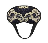 Masque de sommeil doux et confortable avec motif chauve-souris pour homme et femme, masque de sommeil occultant pour voyage, yoga, sieste, travail