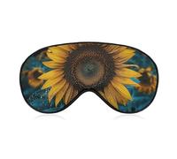 Masque de sommeil doux et confortable avec sangle réglable pour les yeux - Le plus beau pare-soleil pour homme et femme - Pour le travail, les voyages