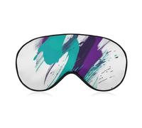 Masque de sommeil doux et occultant avec motif tasse des années 90, couverture des yeux zéro pression oculaire, super léger, doux et soyeux avec sangle réglable pour homme et femme