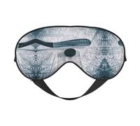 Masque de sommeil doux et respirant avec imprimé sport de hockey, blocage de la lumière, sangle réglable, masque de sommeil pour voyage, travail de nuit, bureau