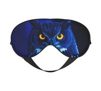 Masque de sommeil doux pour les yeux avec sangle réglable en tissu respirant pour la maison, les voyages, le camping et plus encore