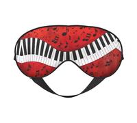 Masque de sommeil doux pour les yeux avec sangle réglable en tissu respirant pour la maison, les voyages, le camping et plus encore