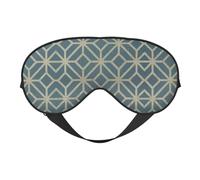Masque de sommeil doux pour les yeux avec sangle réglable pour la position de la sieste