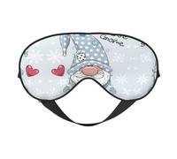 Masque de sommeil doux pour les yeux avec sangle réglable pour la sieste