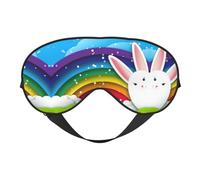 Masque de sommeil doux pour les yeux de Pâques avec sangle réglable pour la sieste