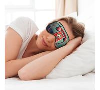 Masque de sommeil doux pour les yeux Motif téléphone de Londres rétro Angleterre Royaume-Uni Pour homme et femme