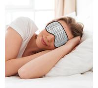Masque de sommeil doux pour les yeux - Motif triangle bohème - Pour homme et femme