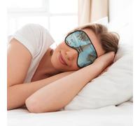 Masque de sommeil doux pour les yeux Tour Eiffel pour homme et femme