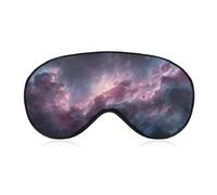 Masque de sommeil doux Sky Uebula of Stars, occultant efficace la lumière, idéal pour les voyages.