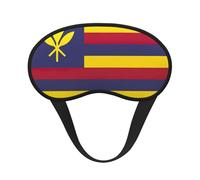 Masque de sommeil drapeau du royaume d'Hawaï pour adultes, occultant, masque confortable bloquant la lumière pour les voyages, le yoga