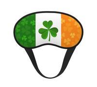 Masque de sommeil drapeau irlandais pour adultes, masque occultant confortable pour les yeux, bloque la lumière pour les voyages, le yoga