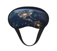 Masque de sommeil Earth from The Outer Space pour homme et femme - Occultant - Pour le sommeil, la relaxation - Zéro pression nocturne - Doux et respirant - Pour voyage, travail de nuit, sieste