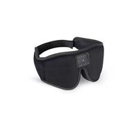 LIVOO Masque de sommeil écouteurs Bluetooth TES253 – 8h d'écoute, portée 10 m, 10 sons – Noir