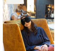 LIVOO Masque de sommeil écouteurs Bluetooth TES253 – 8h d'écoute, portée 10 m, 10 sons – Noir