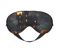 Masque de sommeil élégant avec sangle réglable pour homme et femme Motif horreur d'Halloween