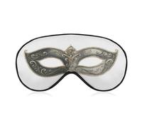 Masque de sommeil élégant en dentelle noire pour homme et femme avec sangle réglable pour voyage, yoga, sieste, travail