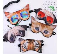 Masque De Sommeil En Coton 3d Animal, Couvre-Yeux De Voyage, Bandeau De Repos, Aide Au Sommeil Pour Enfants