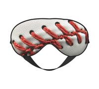 Masque de sommeil en dentelle de baseball avec impression gros plan pour homme et femme - Impression double face - En soie douce