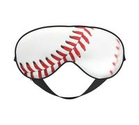 Masque de sommeil en dentelle de baseball avec imprimé gros plan pour les yeux bloquant la lumière, bandeau tendance pour femmes et hommes