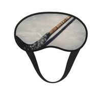 Masque de sommeil en forme de bâton de hockey pour femmes, filles et hommes, masque doux et confortable avec sangle réglable pour les yeux, occultant, pour voyage, yoga, sieste, travail