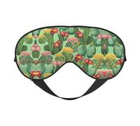 Masque de sommeil en forme de cactus - Bloque la lumière - Cadeau essentiel pour homme et femme