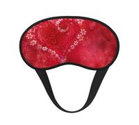 Masque de sommeil en forme de cœur pour dormir sur le côté, masque de sommeil pour homme et femme, avec bande élastique