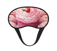 Masque de sommeil en forme de donut et cupcake pour dormir sur le côté, masque occultant pour homme et femme, masque de sommeil sans pression, doux, respirant, confortable pour dormir la nuit