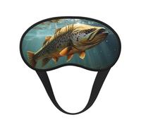 Masque de sommeil en forme de poisson pour dormir sur le côté, masque de sommeil occultant pour homme et femme, masque de sommeil sans pression, doux, respirant, confortable pour dormir la nuit