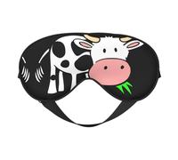 Masque de sommeil en forme de vache mignonne bloquant la lumière pour les yeux de nuit Cadeau essentiel pour homme et femme
