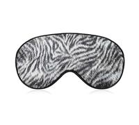 Masque de sommeil en fourrure de tigre blanc du Bengale, imprimé animal, bloquant la lumière, pour hommes et femmes