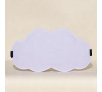 Masque de sommeil en mousse à mémoire de forme, motif nuage profilé 3D avec rembourrage à rebond lent, ombre à paupières respirante sans pression pour le repos et les voyages, violet