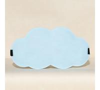 Masque de sommeil en mousse à mémoire de forme, motif nuage profilé 3D avec rembourrage à rebond lent, ombre à paupières respirante sans pression pour le repos et les voyages, bleu