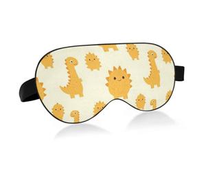 Masque de sommeil en nylon doux pour la peau pour l'été quotidien | Tissu doux pour la peau, température équilibrée, sommeil doux, pour le bureau, la sieste, le tyrannosaure mignon
