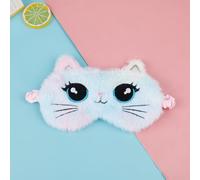 Masque De Sommeil En Peluche Chat Mignon, Bandeau Pour Les Yeux, Masque De Rêve Nocturne, Bandage En Coton Pour Femmes Et Hommes, Pour Dormir Et Se Détendre