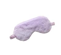 Masque de sommeil en peluche douce pour les yeux - Joli cache-œil - Violet
