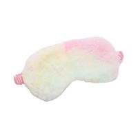 Masque de sommeil en peluche douce pour les yeux - Masque mignon en forme de nuage - Masque en peluche pour la sieste (couleur)