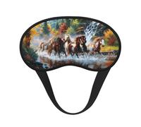 Masque de sommeil en polyester pour les chevaux, masque de sommeil bloquant la lumière, masque de sommeil de nuit, aveuglant les yeux