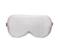 Masque de sommeil en pure soie mûrier, bandeau for les yeux, cache-yeux, bloque la lumière for une nuit unisexe, femmes et hommes(Pink)