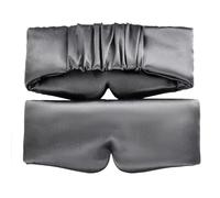 Masque de sommeil en satin de soie confortable pour les yeux - Cache-œil élargi - Pour homme et femme - Gris - 1 pièce