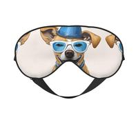 Masque de sommeil en satin imprimé bouledogue français et masque pour les yeux | Masque de sommeil profond pour homme et femme | Masque de sommeil doux pour nourrir la peau