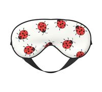 Masque de sommeil en soie à imprimé moucheté infini avec boucle réglable - Masque élégant pour les yeux pour femme - Pour voyage, sieste, travail, bureau