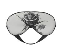 Masque de sommeil en soie avec sangle réglable - Pour bloquer les lumières - Pour un sommeil doux, un voyage, une sieste ou une méditation