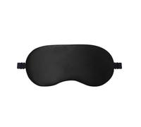Masque de sommeil en soie for les yeux, masque de nuit de rêve, couverture douce, relaxation des yeux, bandeau de couchage for femmes et hommes, sieste de nuit, sieste détendue(Black)