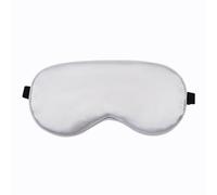 Masque de sommeil en soie for les yeux, masque nuit rêve, couverture douce, relaxation des, bandeau couchage for femmes et hommes, sieste, détendue(Silver)