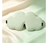 Masque de sommeil en soie glacée 3D en forme de nuage, masque pour les yeux | Bandeau pour les yeux en mousse à mémoire de forme à rebond lent avec sangle élastique réglable pour l'été, le bureau